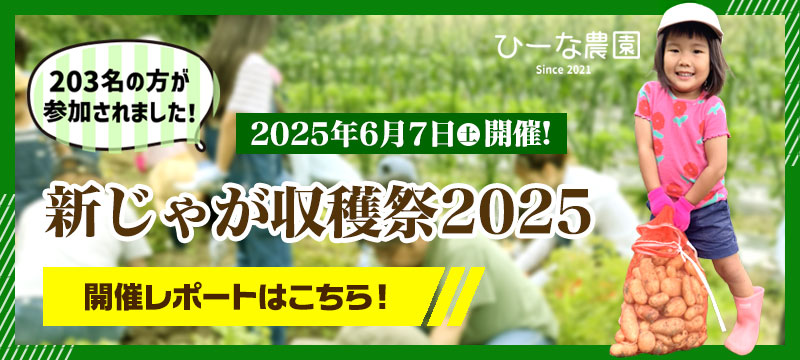 新じゃが収穫祭 レポート