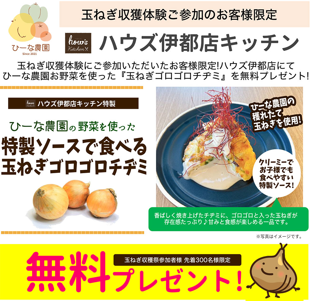 玉ねぎゴロゴロチヂミ
